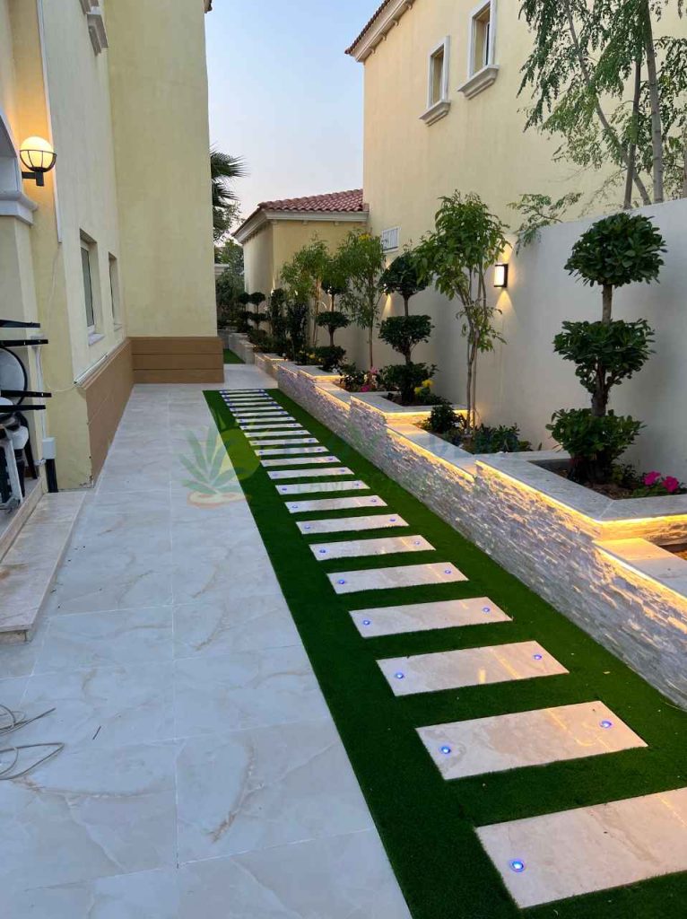 patio and stone paving in gallery