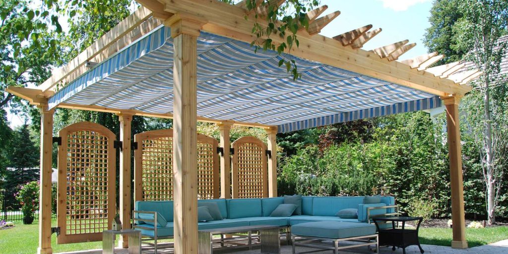 sail shade pergola