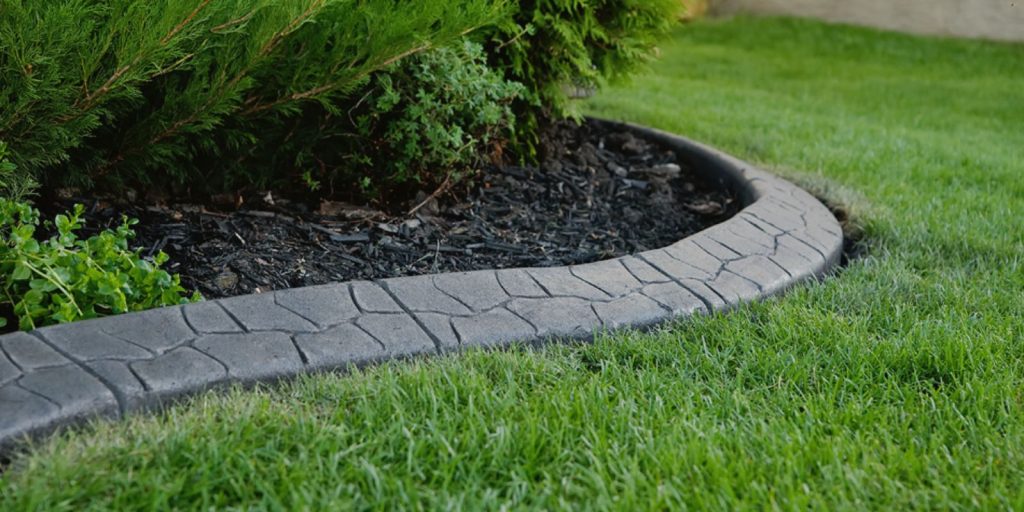 Concrete Concrete Landscape Curbing Ideas