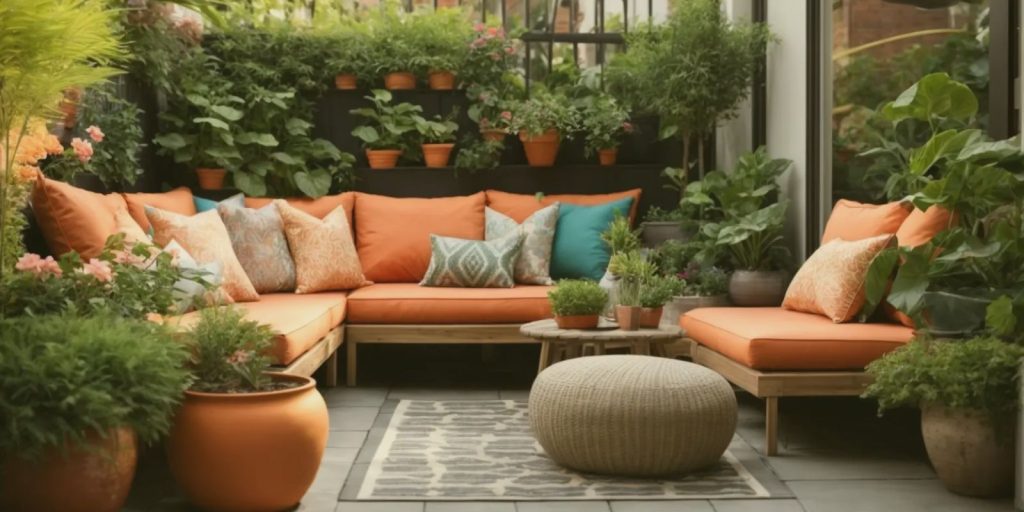 Cozy Sitting Area for Terrace Garden