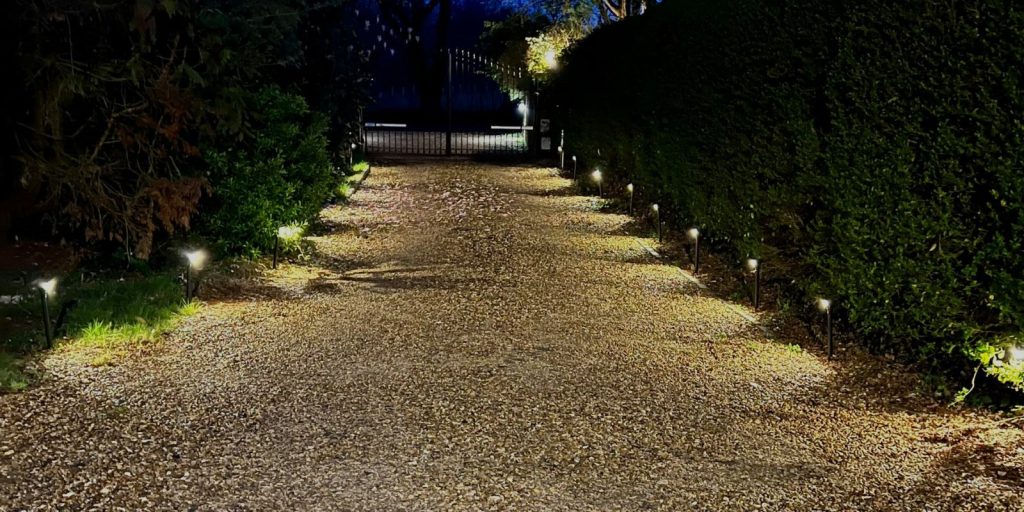 Solar-Powered Path Lights