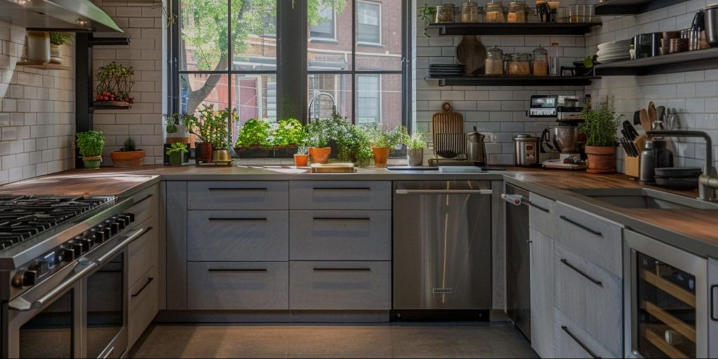 Space-Saving Open Kitchen Ideas