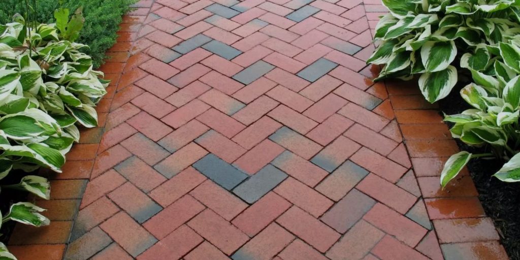 Bricked Pathways with Edging