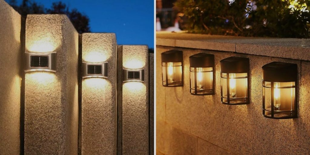 Decorative Solar Wall Sconces