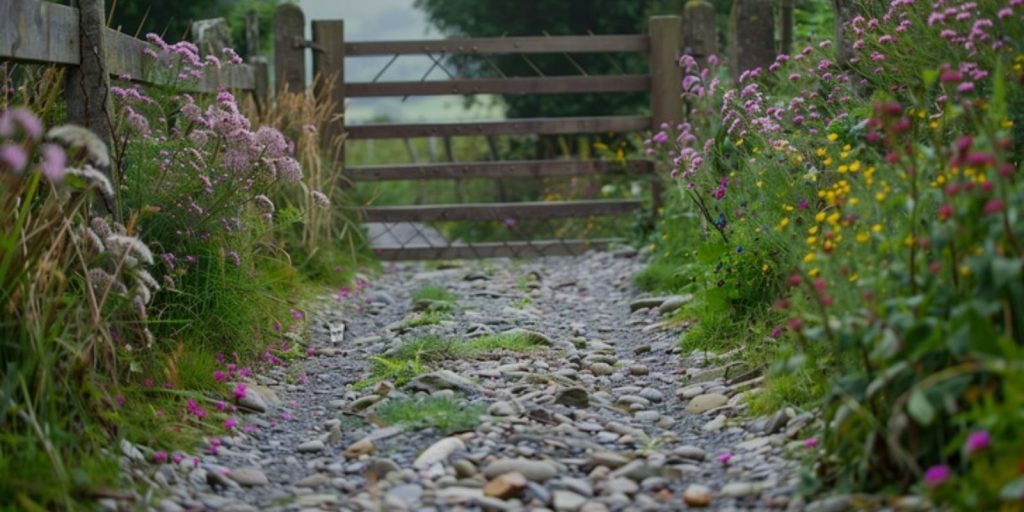 Gravel Paths with Wildflowers