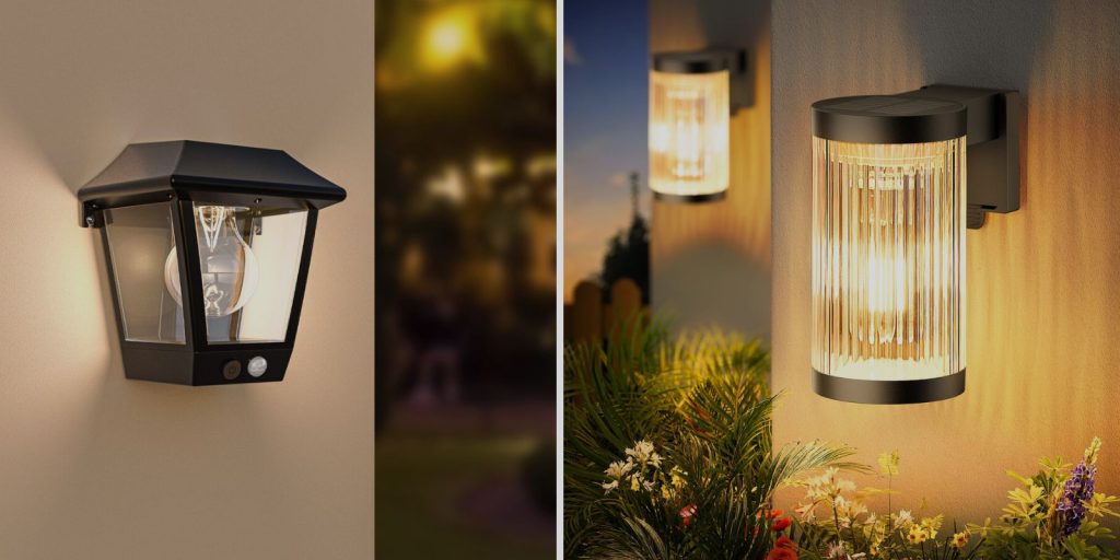 Solar-Powered Outdoor Wall Lights