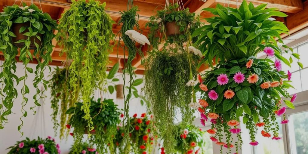 Artificial Hanging Plants