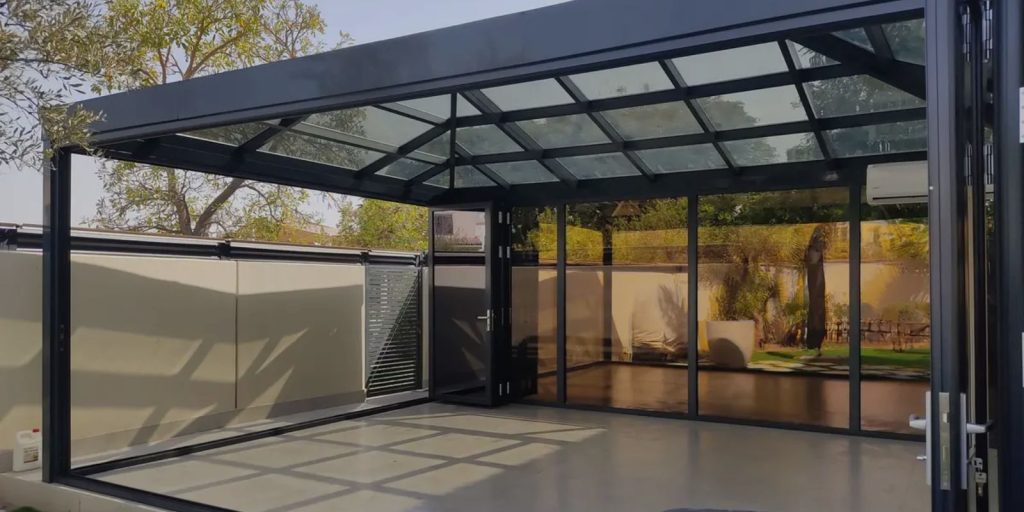 Glass Roof Pergola Dubai