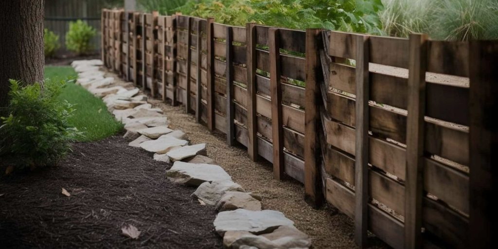 Wooden Pallet Fencing