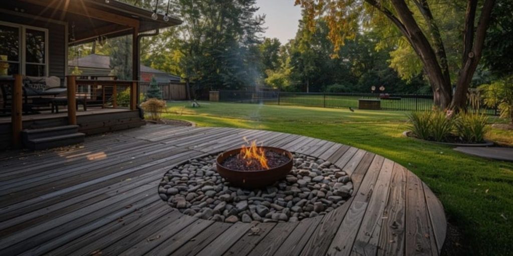 Fire Pit Glow