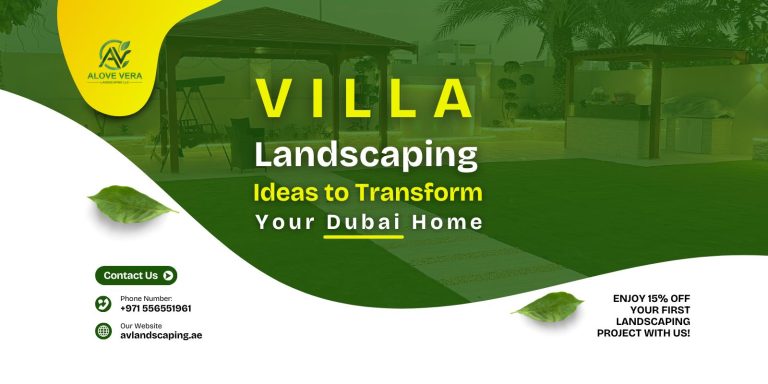 Villa Landscaping Ideas to Dubai outdoor space