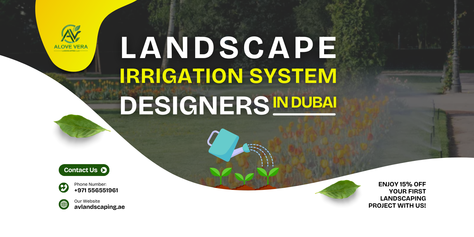 landscape irrigation system designers in dubai