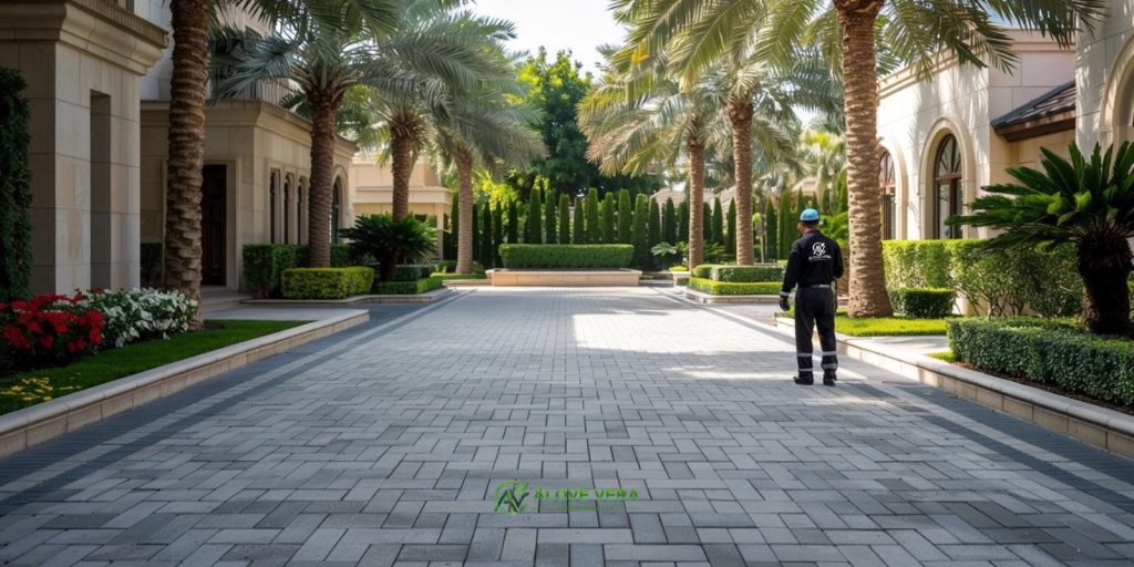 Step-by-Step Guide to Interlocking Tile Maintenance 2 interlocking tile maintenance floor in a luxury villa