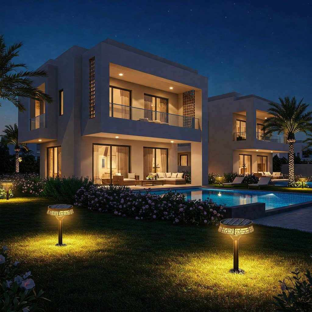 Choose the Best Outdoor Solar Lights for Your Dubai Garden 2 outdoor solar lights in dubai villa