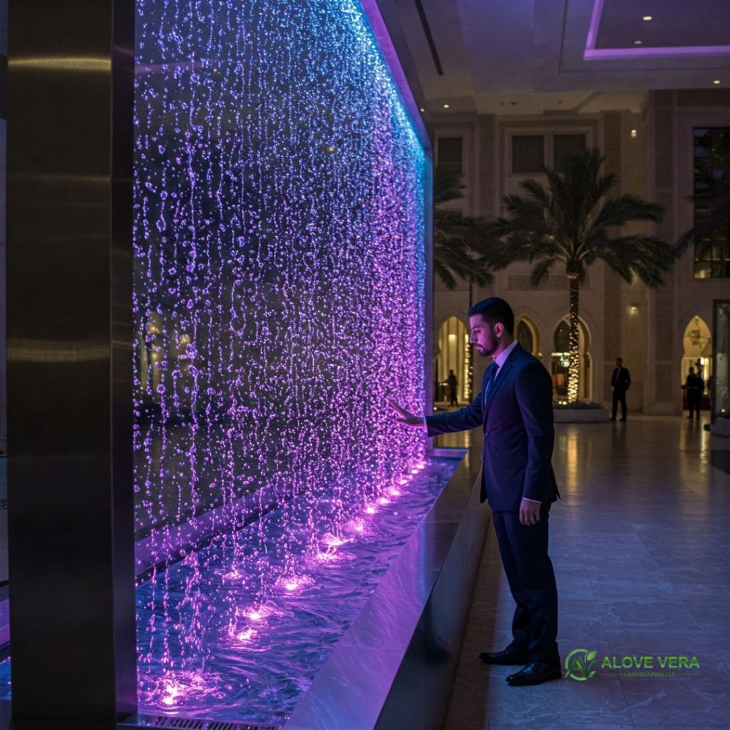 Smart Water Feature Designs for Dubai 3 Interactive Digital Water Walls