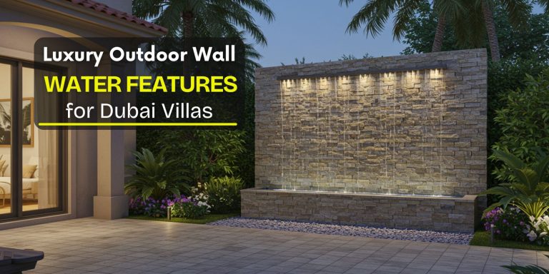 Luxury Outdoor Wall Water Features for Dubai Villas