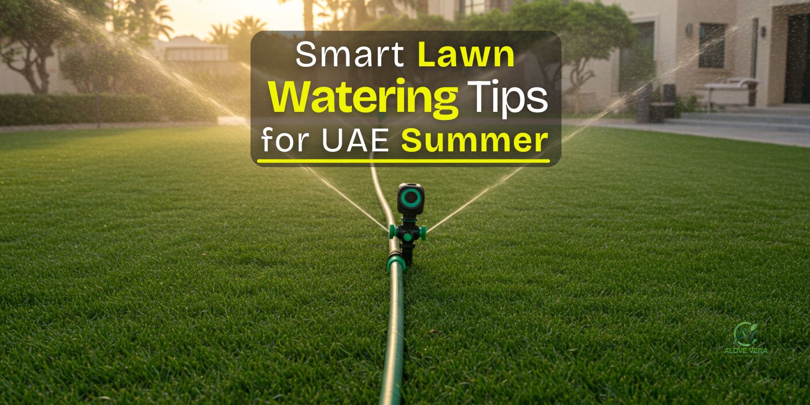 Smart Tips for Lawn Watering in UAE This Summer