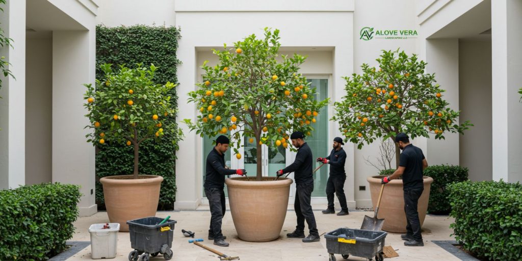Top Fruit Trees to Grow in the UAE 4 citrus fruit tree installation in uae