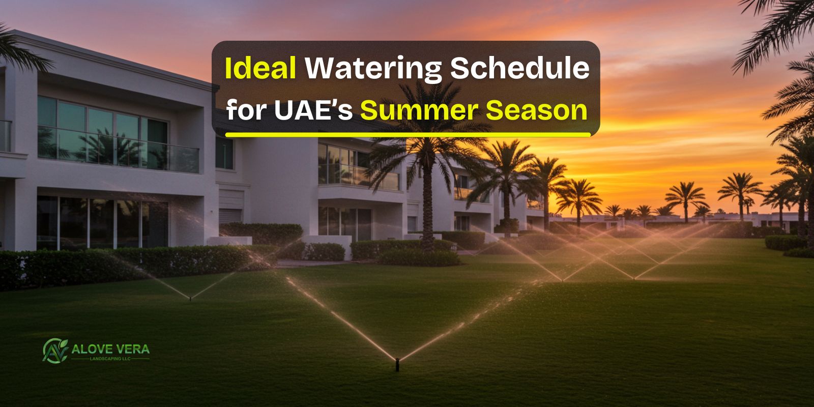 Ideal Watering Schedule for UAE’s Summer Season