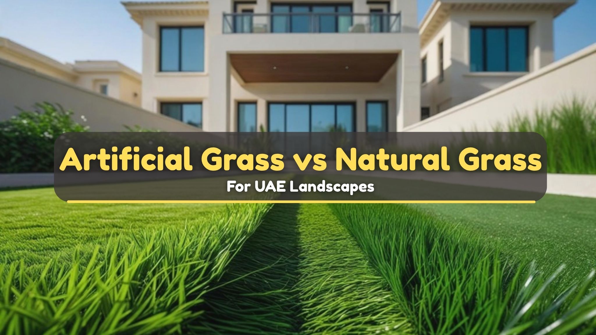 Artificial Grass vs Natural Grass