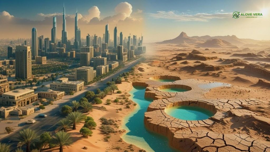 Artificial Grass vs Natural Grass: Pros and Cons for UAE Landscapes 2 Climate Challenges in the UAE