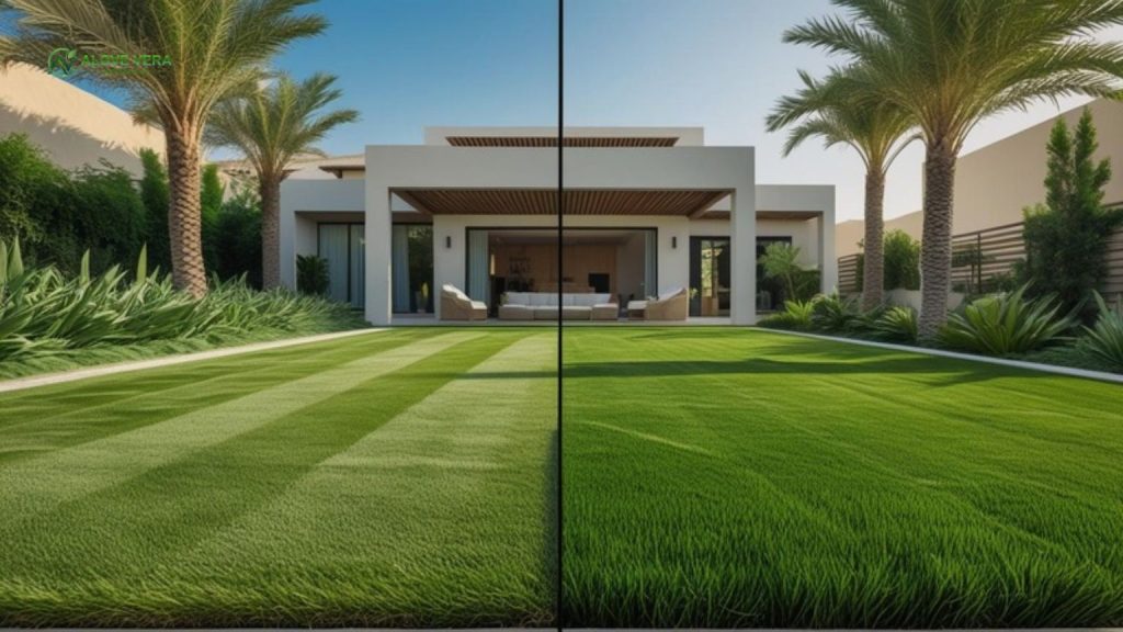 Artificial Grass vs Natural Grass: Pros and Cons for UAE Landscapes 5 Cost Comparison: Artificial Grass vs. Natural Grass
