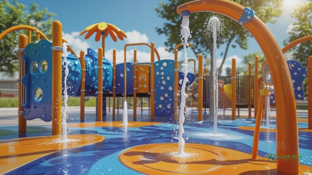 Playground Water Features: Cooling Solutions for Dubai Schools & Parks 9 Interactive Spray Zones