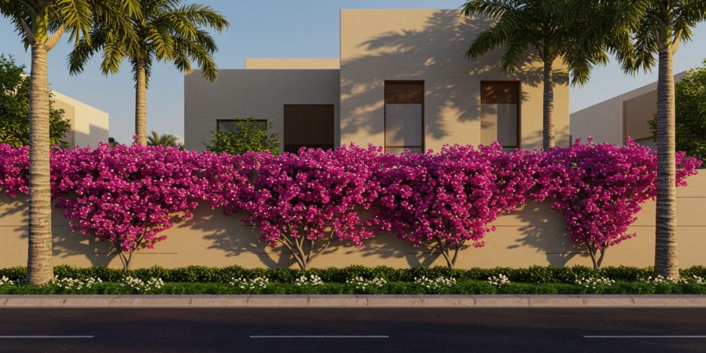 Bougainvillea Boundary Wall Flower Plant