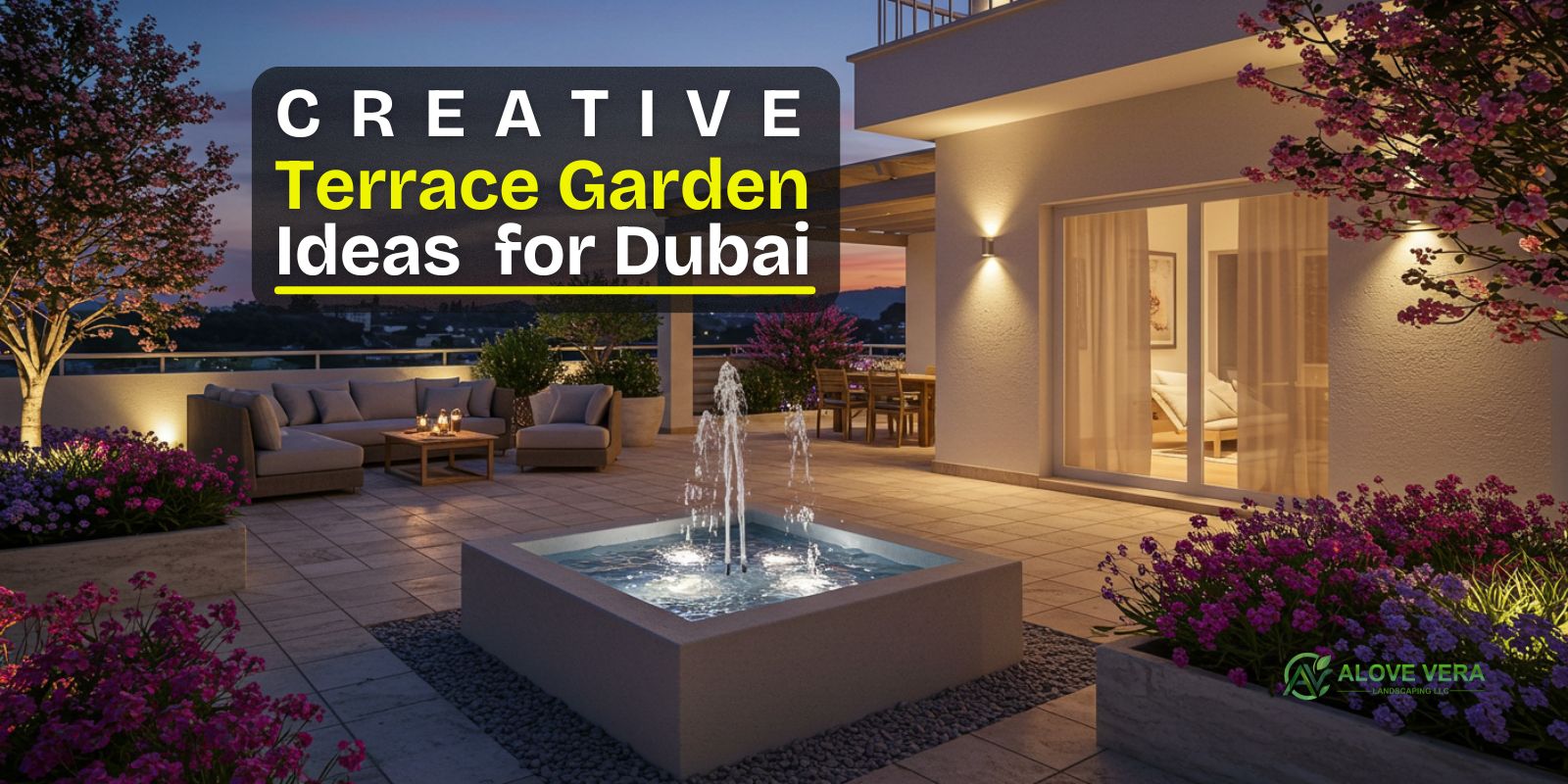 Creative Terrace Garden Ideas for Dubai