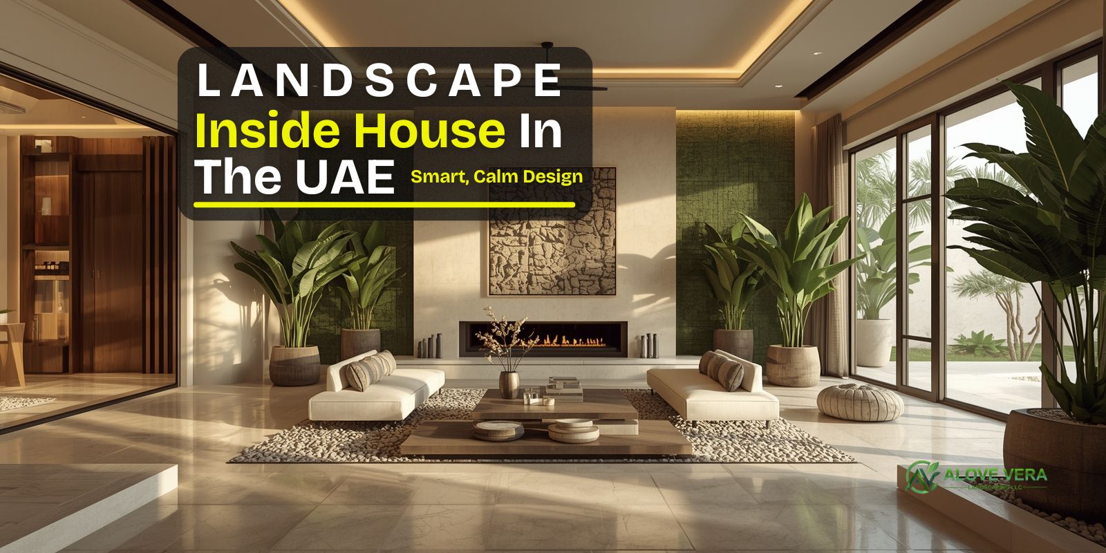 landscape inside house in uae