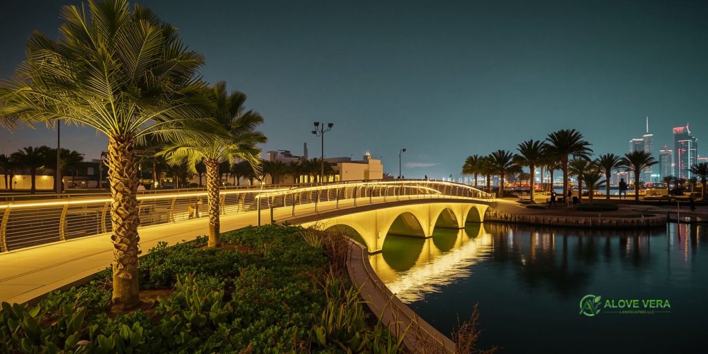 Landscape Architecture Bridge UAE — Design & Comfort 2 Landscape Architecture Bridge UAE 3