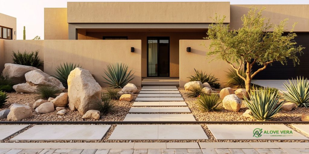 landscape designs with river rock 3