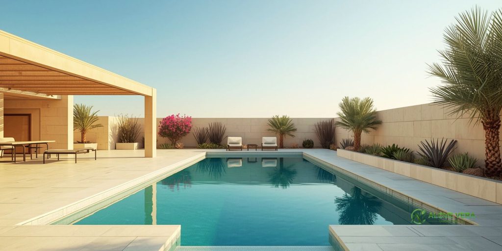 simple pool landscaping 1