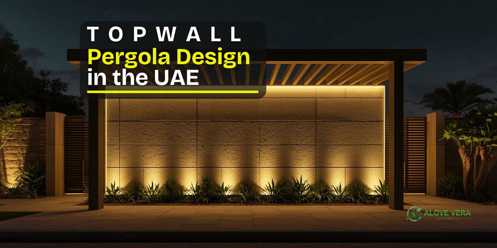 wall pergola design