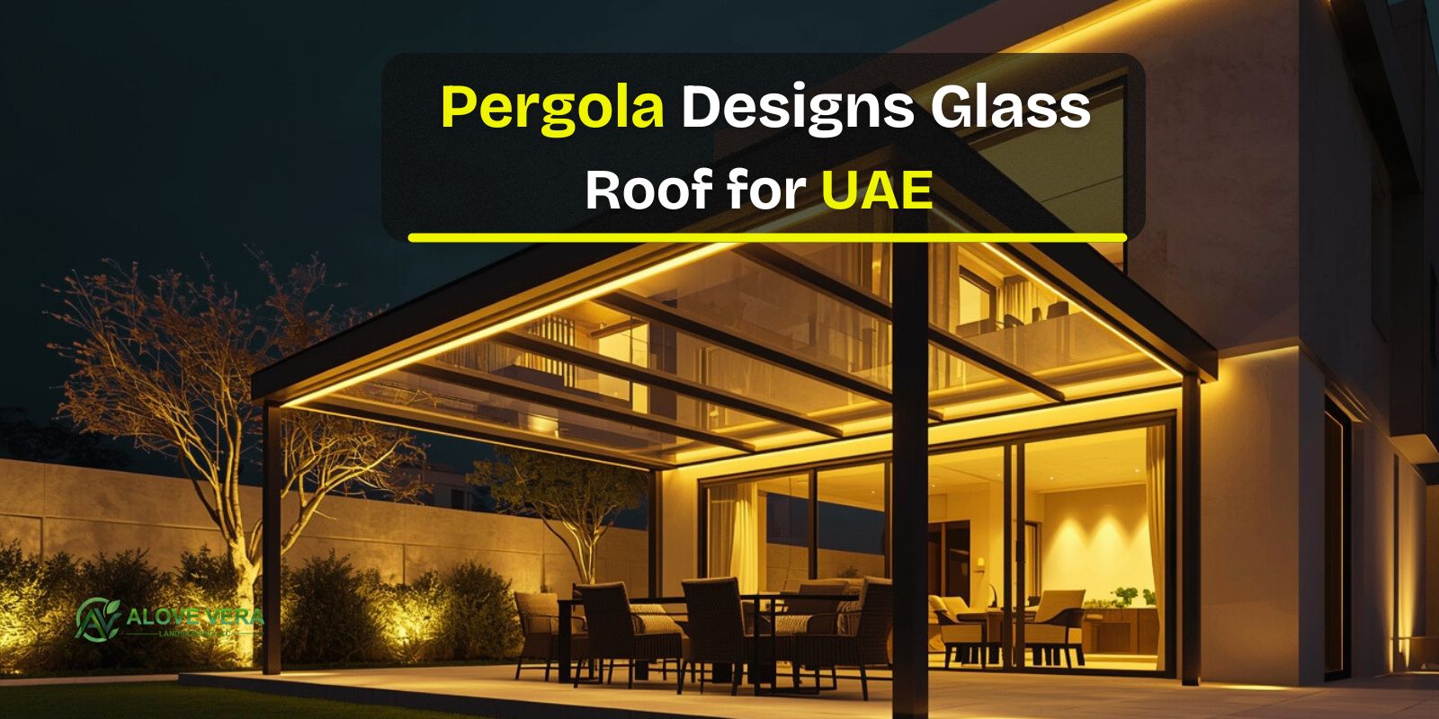 pergola designs glass roof