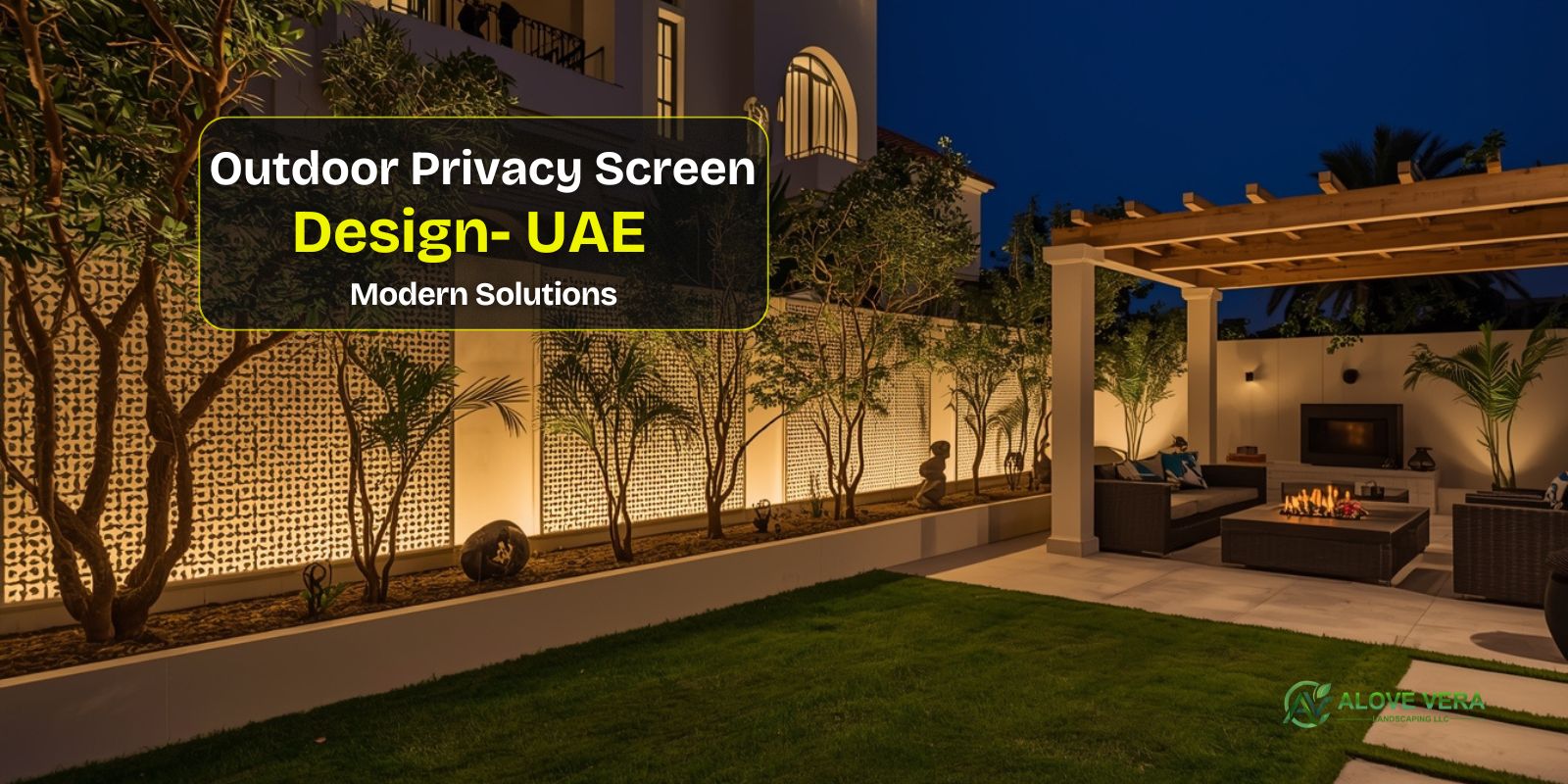 Outdoor Privacy Screen Design