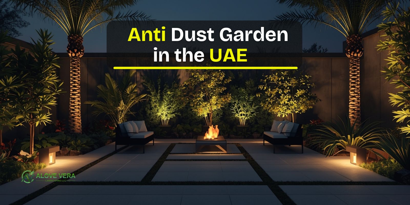 Anti Dust Garden Design in the UAE