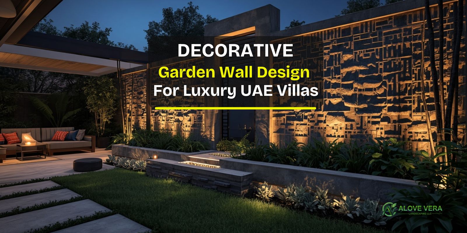 Decorative Garden Wall Design