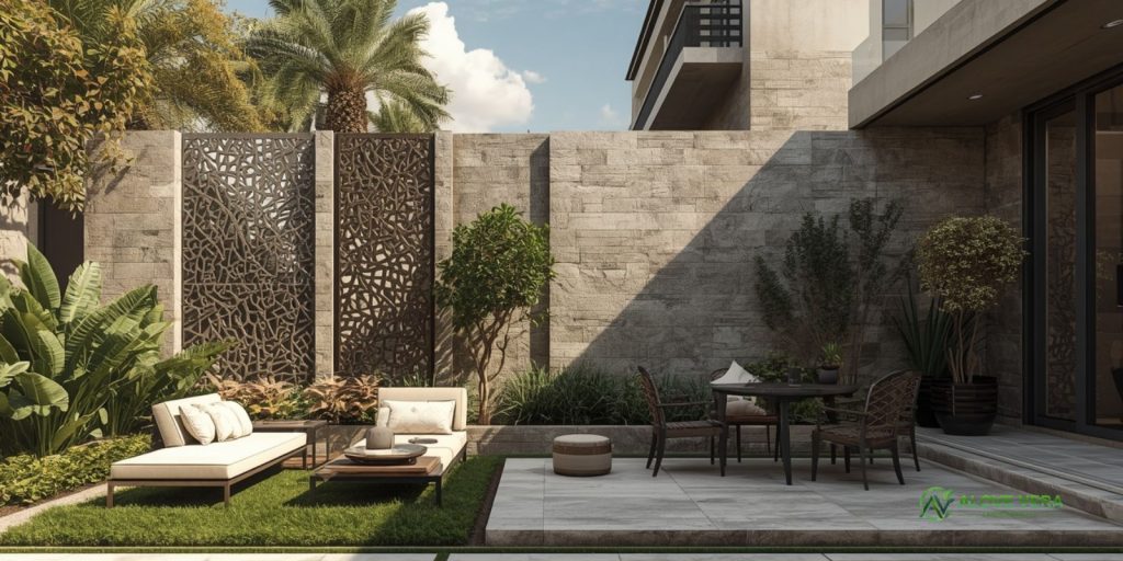Decorative Garden Wall Design