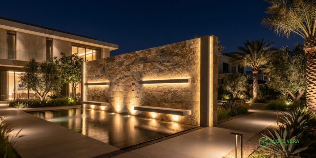 Garden Feature Wall