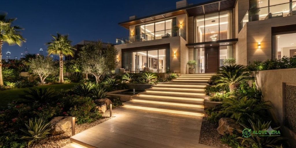 Outdoor Garden Steps UAE | Luxury Stone Steps For Villas 2 Outdoor Garden Steps
