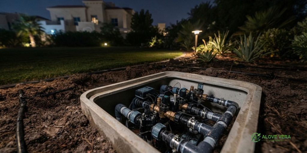 Damaged Irrigation System