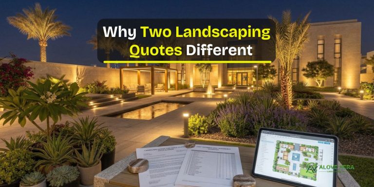 Two Landscaping Quotes